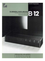 Luxman B-12-Brochure